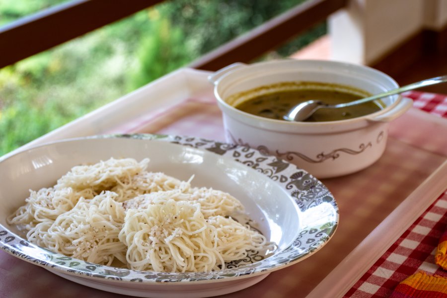 String noodles : petit déjeuner du Kerala