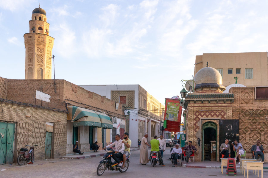 Ville de Tozeur en Tunisie