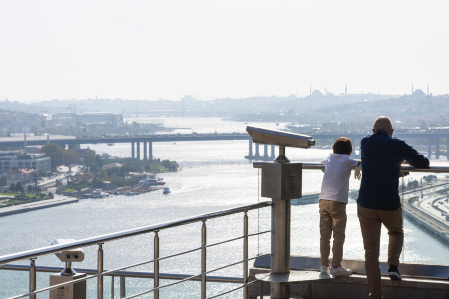 Belvédère sur la colline de Pierre Loti à Istanbul