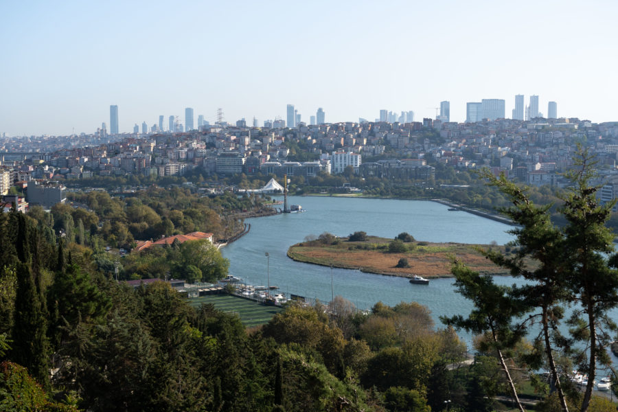 Vue sur Istanbul depuis la colline de Pierre Loti