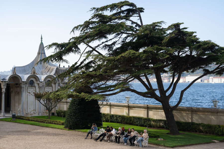 Jardin du palais de Beylerbeyi à Istanbul