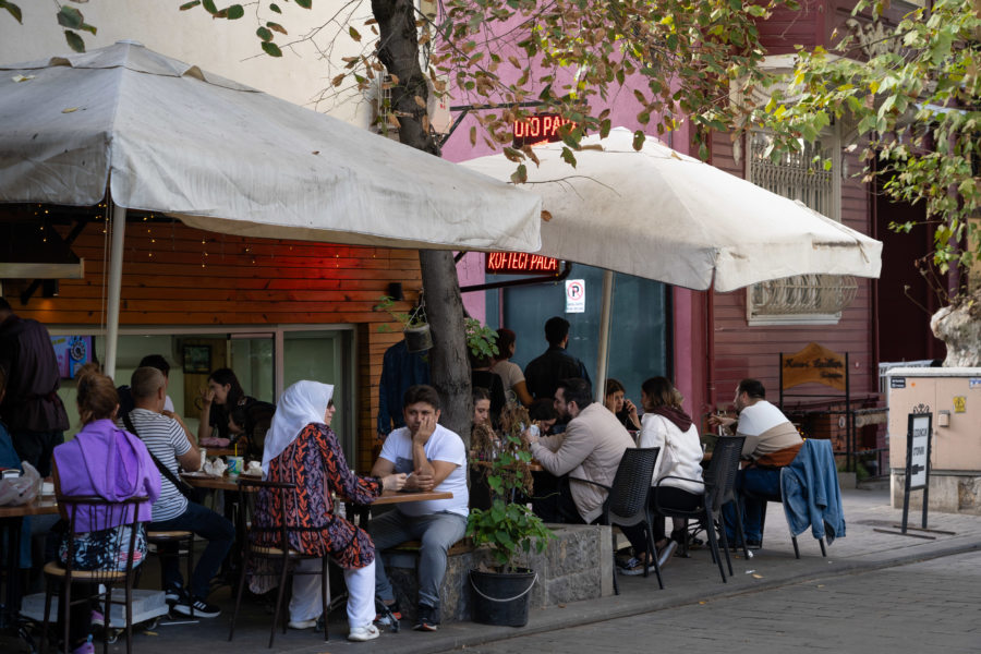 Terrasses de café à Kuzguncuk, Uskudar