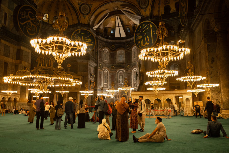 Visite d'Hagia Sophia à Istanbul