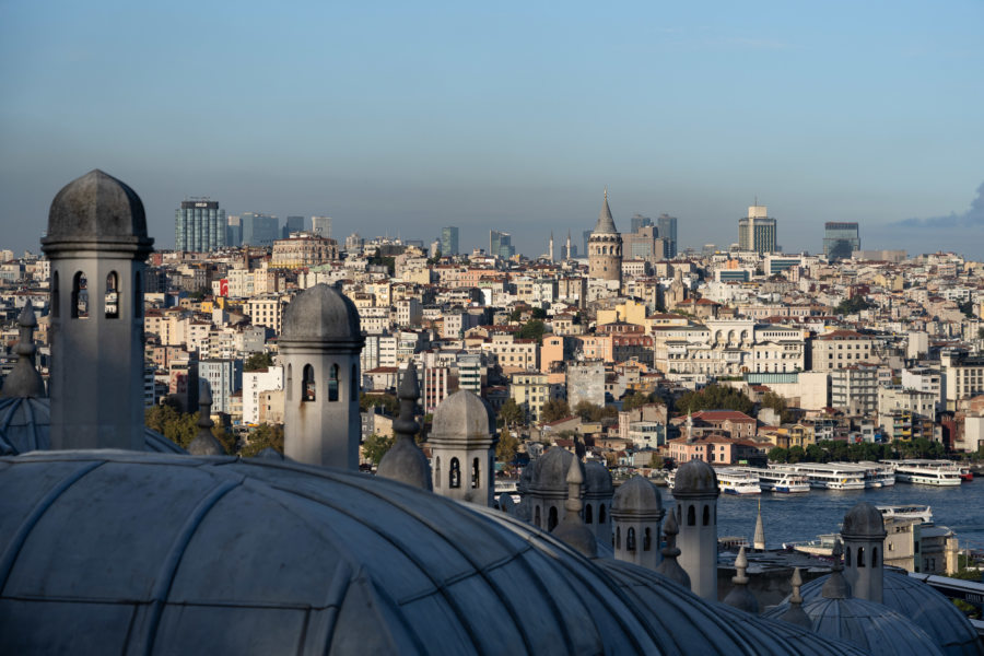 Vue sur Istanbul depuis la mosquée Süleymaniye