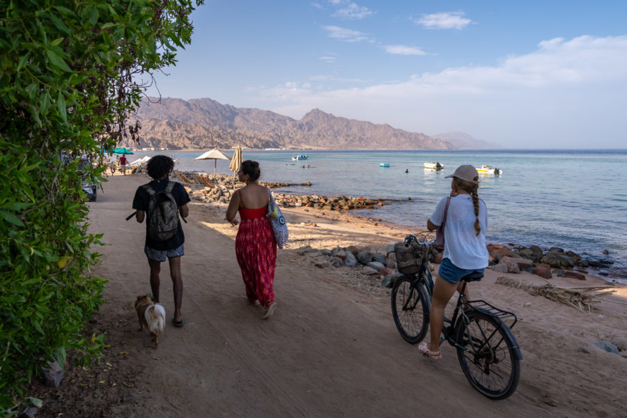 Visite de Dahab à vélo, péninsule du Sinaï