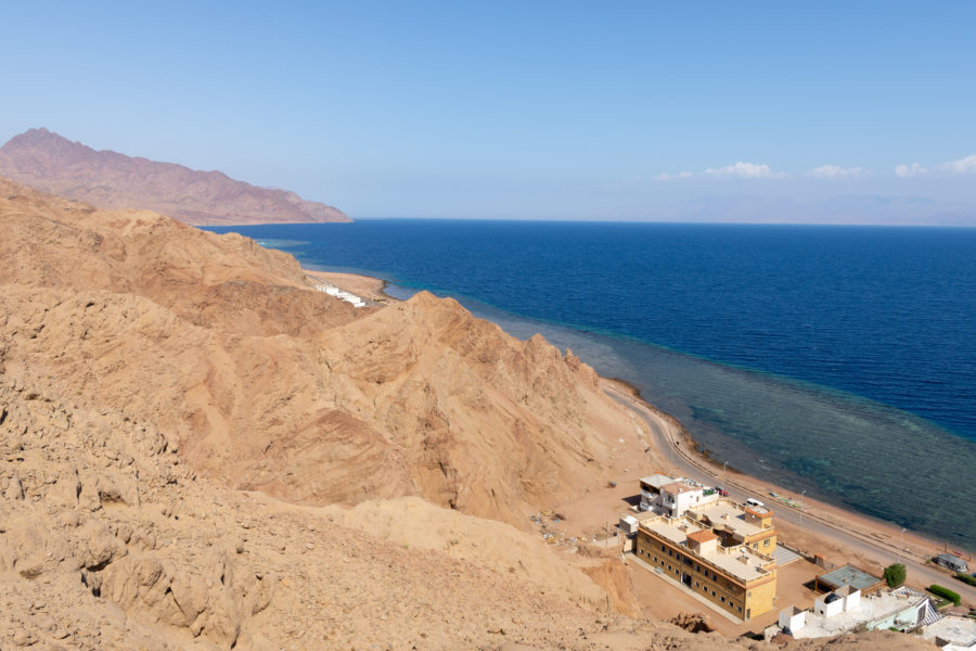 Paysage du Sinaï à Dahab, Mer Rouge