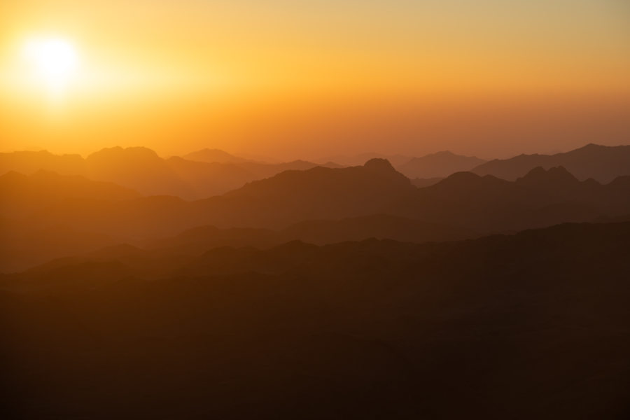 Randonnée au Mont Sinaï au lever du soleil