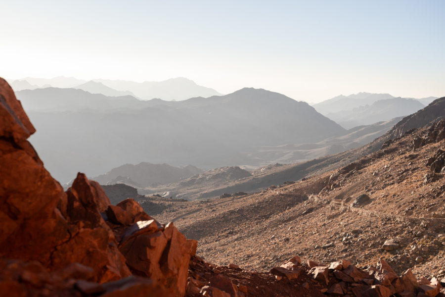 Randonnée sur le Mont Sinaï en Egypte