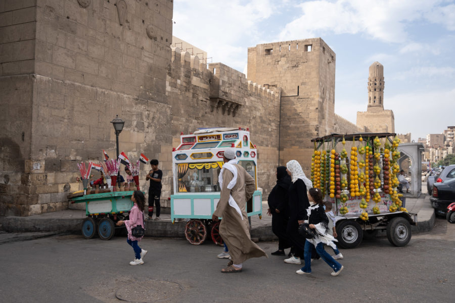 Bab El Nasr, porte du Vieux Caire, Egypte