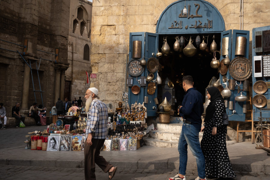 Brocante dans le bazar du Caire