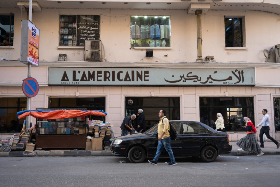 Vieux café à l'américaine, Caire downtown