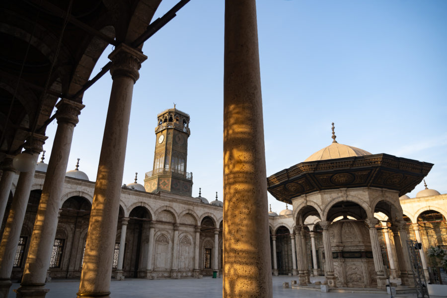 Visite de la mosquée à la citadelle de Saladin