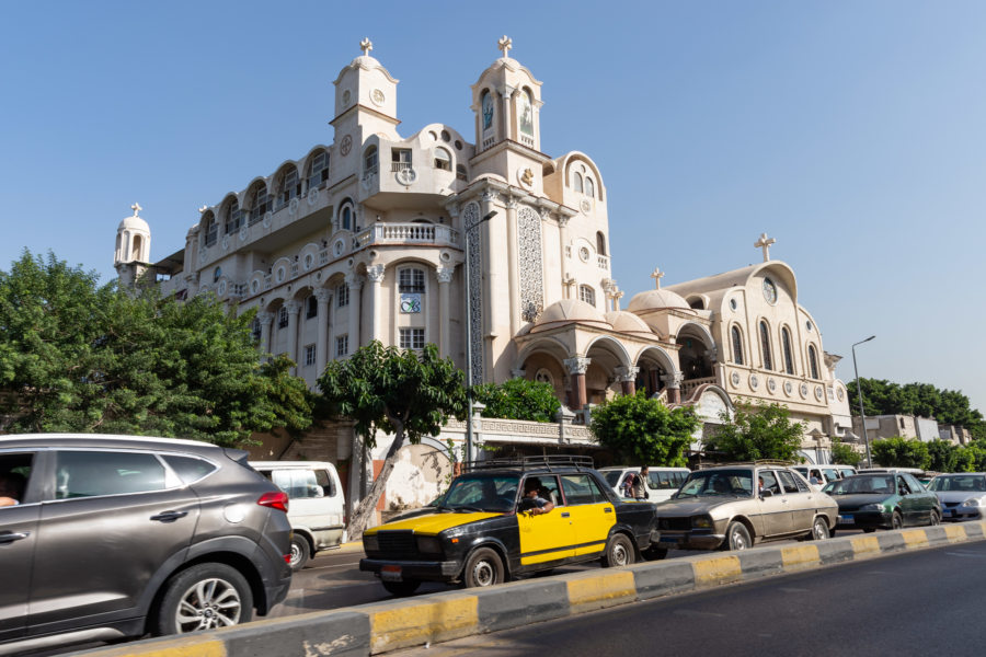 Eglise copte à Alexandrie en Egypte