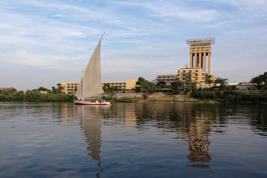 Tour en felouque sur le Nil, île Elephantine