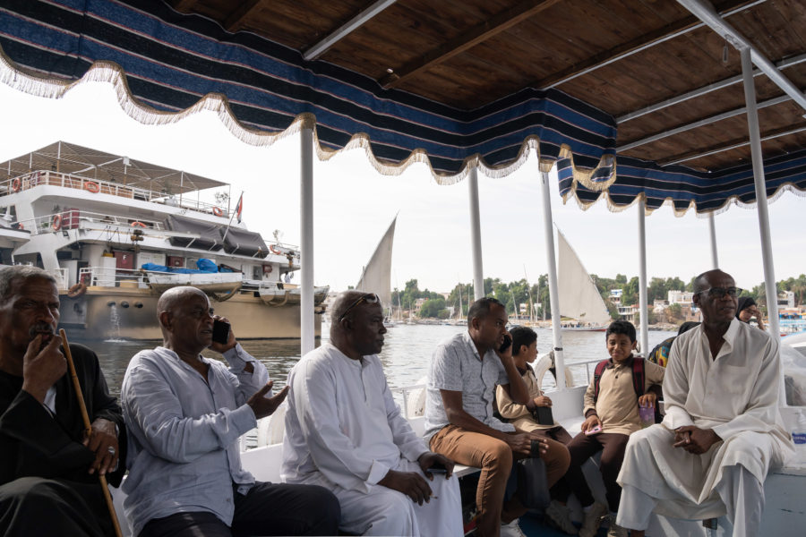 Ferry public pour l'île éléphantine à Assouan