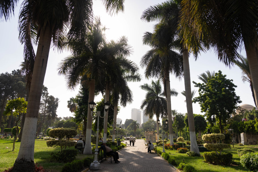 Jardin Al Horreya au Caire, Egypte