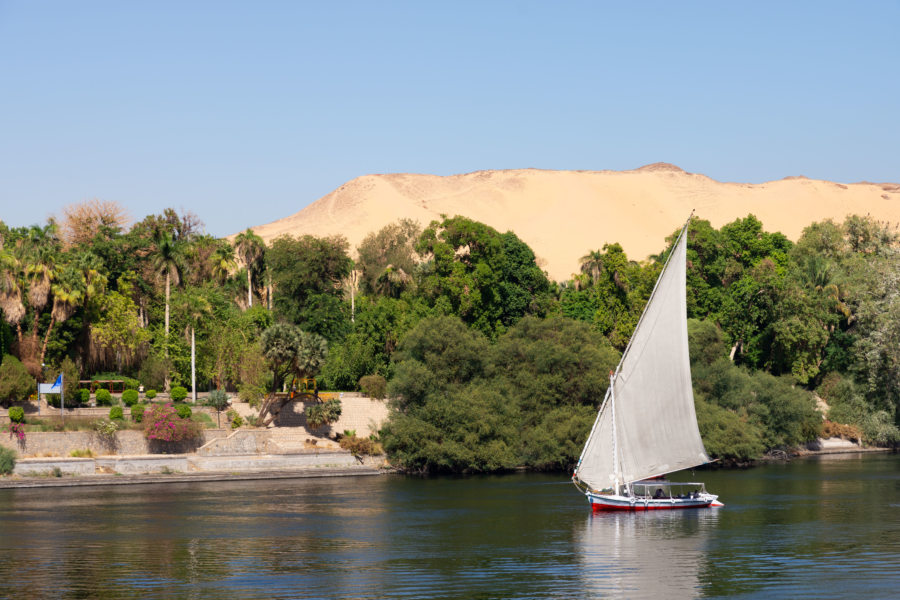 Jardin botanique, île Kitchener à Assouan, Egypte