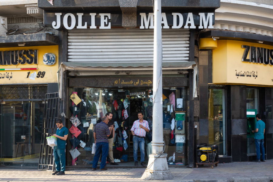 Magasin Jolie Madam à Alexandrie, Egypte