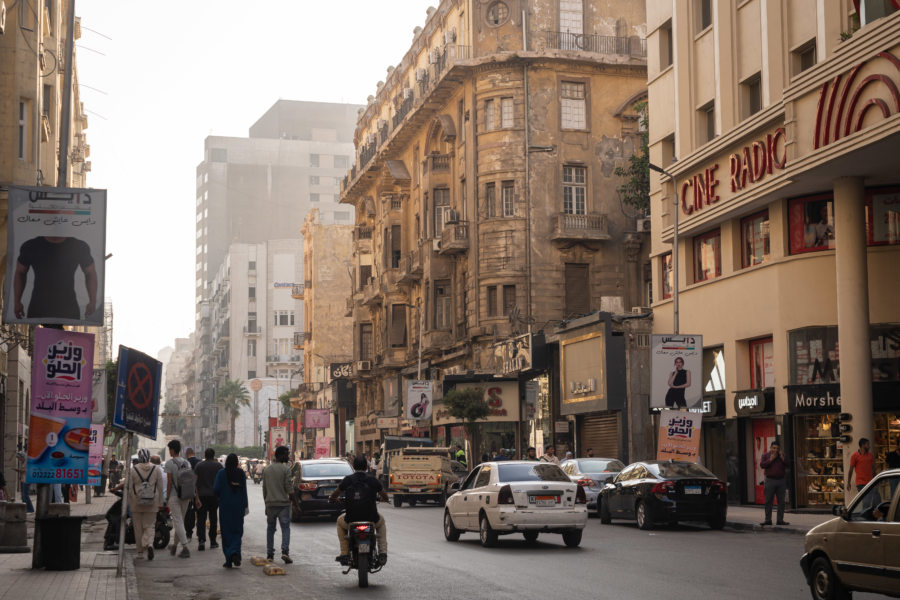 Rue du Caire downtown, Egypte