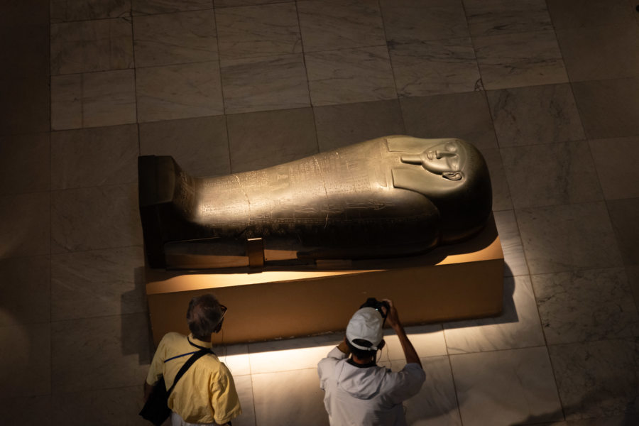 Sarcophage au musée égyptien du Caire