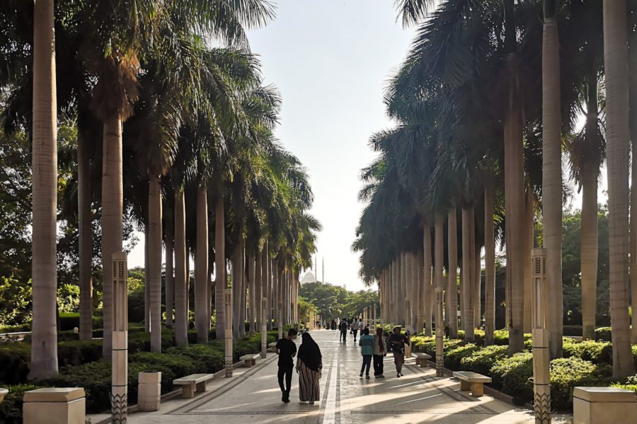 Parc Al Azhar, jardin au Caire