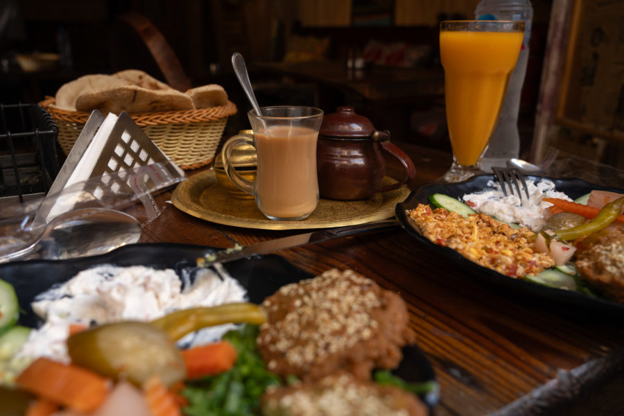 Petit déjeuner égyptien au Caire