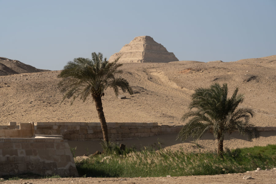 Entrée du site de Saqqarah en Egypte