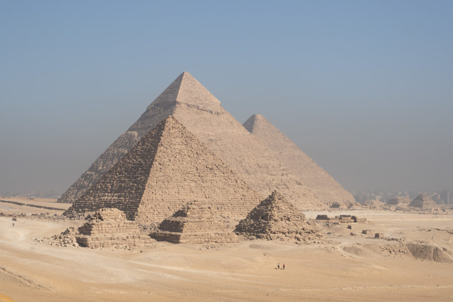 Pyramides de Gizeh, Caire