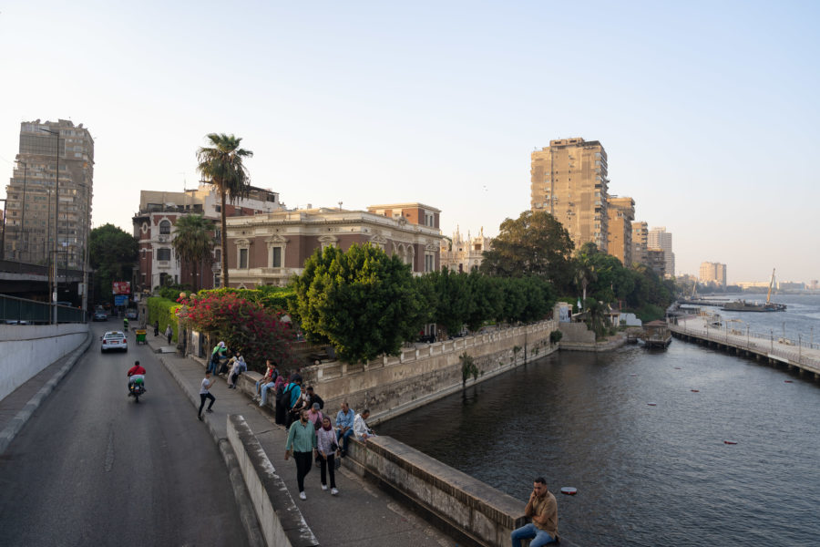 Quartier de Zamalek et Nil, Le Caire