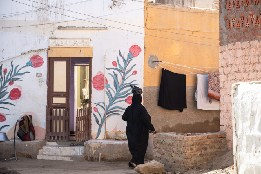 Rue de l'île Elephantine à Assouan