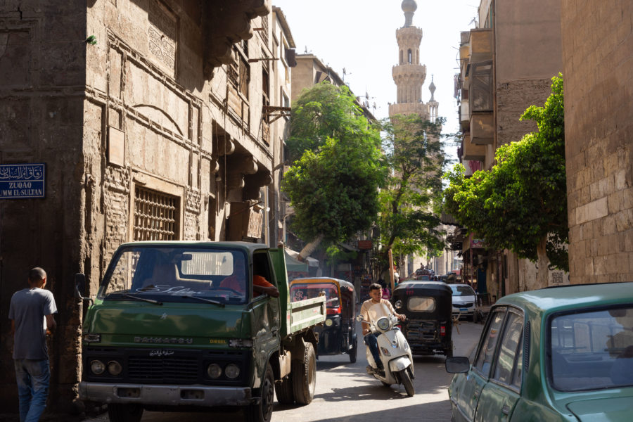 Scène de rue à Bab el Wazir, Caire islamique