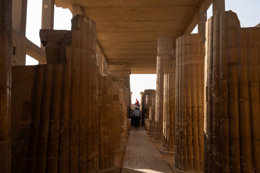 Site historique de Djeser à Saqqarah, Egypte