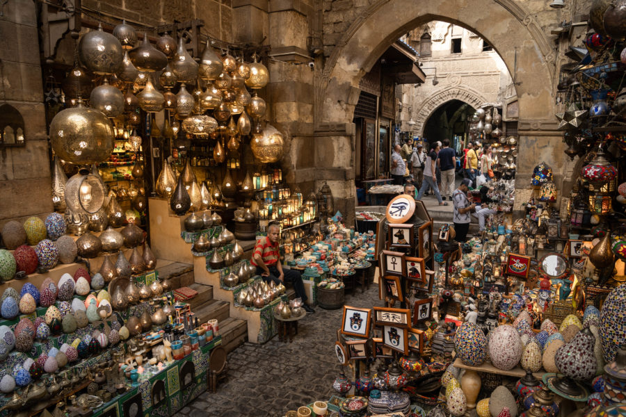 Visite du souk Khân al-Khalili au Caire