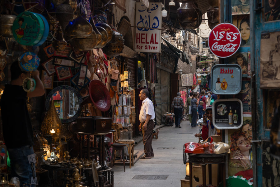 Visite du souk Khân al-Khalili au Caire