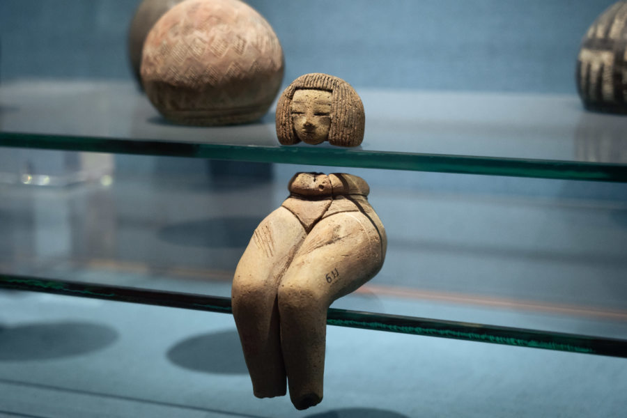 Statuette dans le musée de la Nubie à Assouan, Egypte