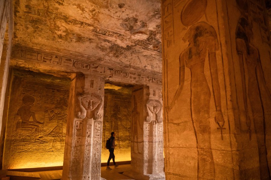 Visite du temple de Nefertari à Abou Simbel, Egypte