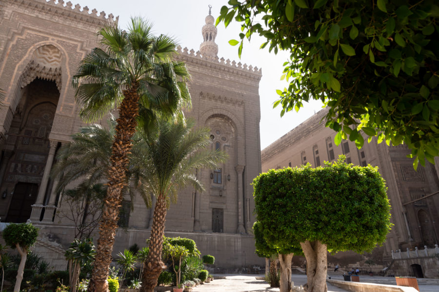 Visite de la mosquée Hassan au Caire, Egypte