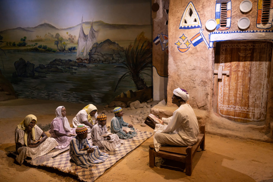 Visite du musée de la Nubie à Assouan, Egypte