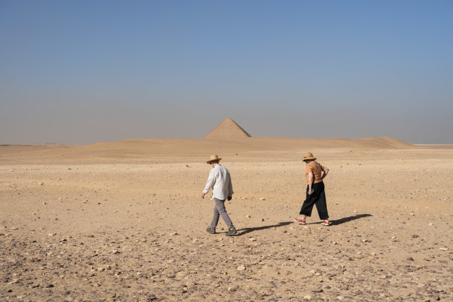 Vue depuis la pyramide rouge de Dahchour