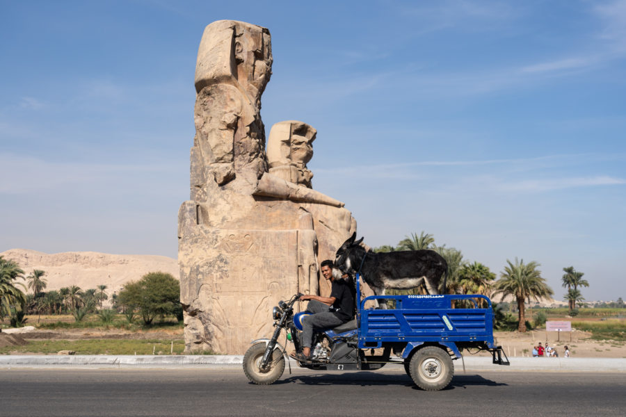 Colosses de Memnon à Louxor, Egypte