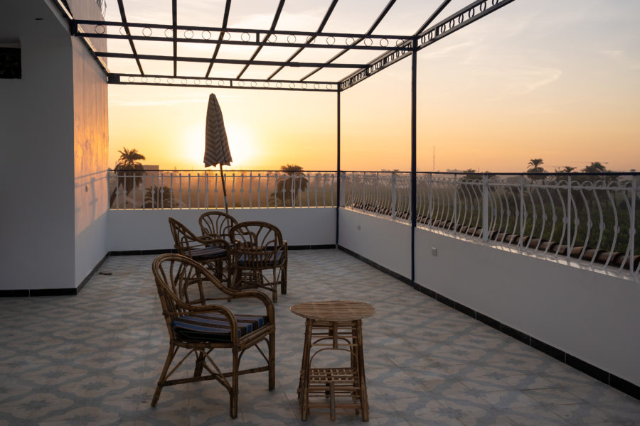 Hôtel avec terrasse à Louxor, Egypte