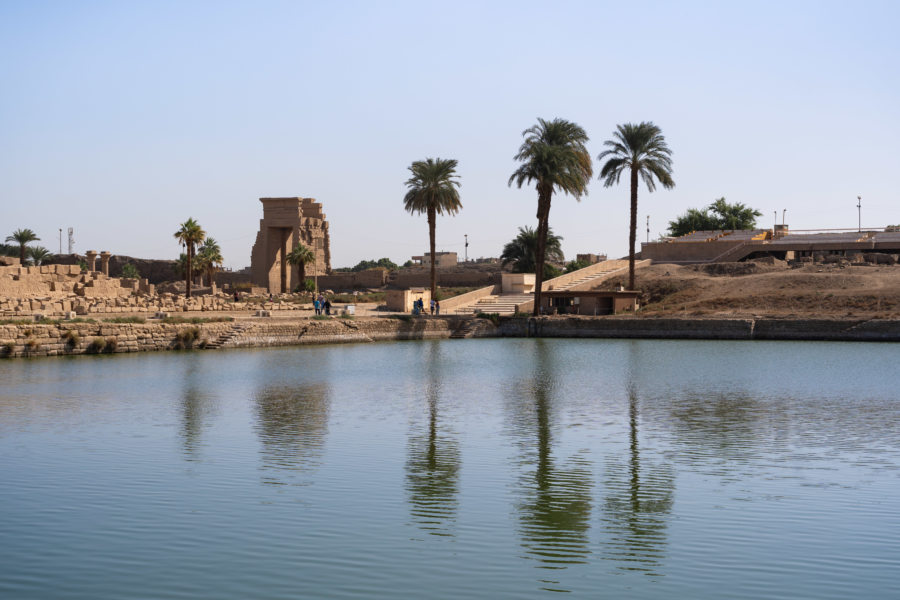 Lac sacré au temple de Karnak, Louxor