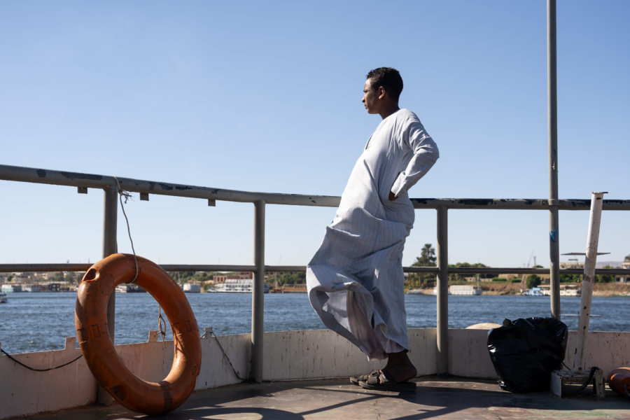 Traversée du Nil en ferry public à Louxor