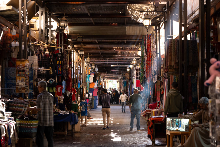 Visite du souk de Louxor en Egypte