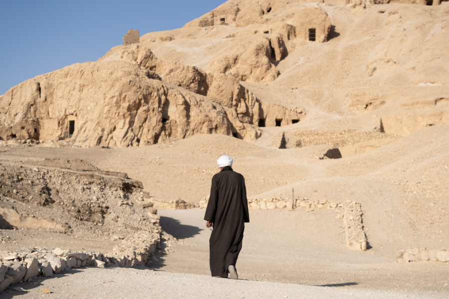 Visite de la vallée des nobles à Louxor, Egypte