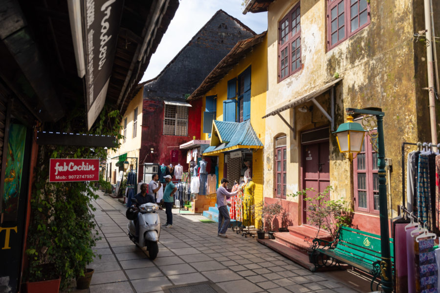 Quartier juif de Cochin, Kerala, Inde du sud