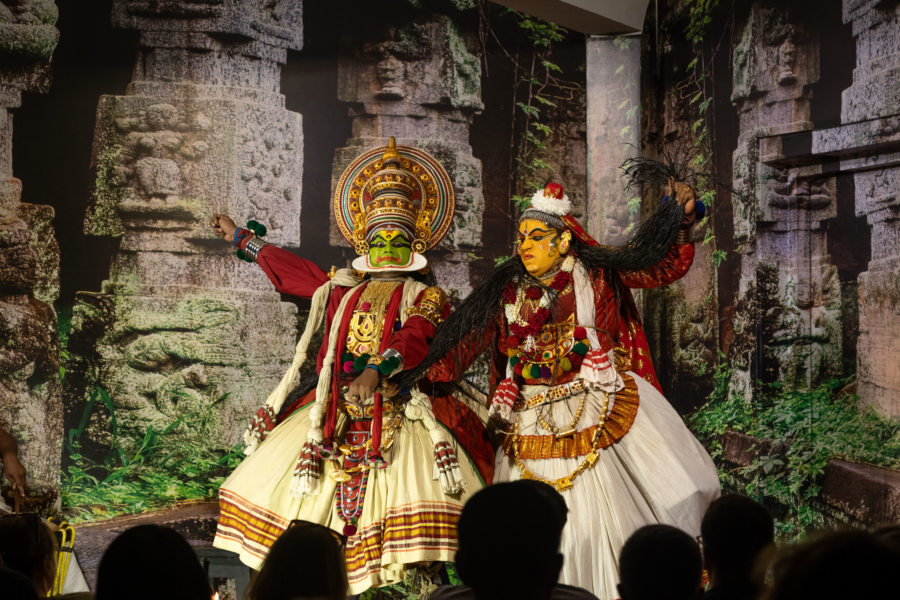 Spectacle de Kathakali à Cochi, Kerala