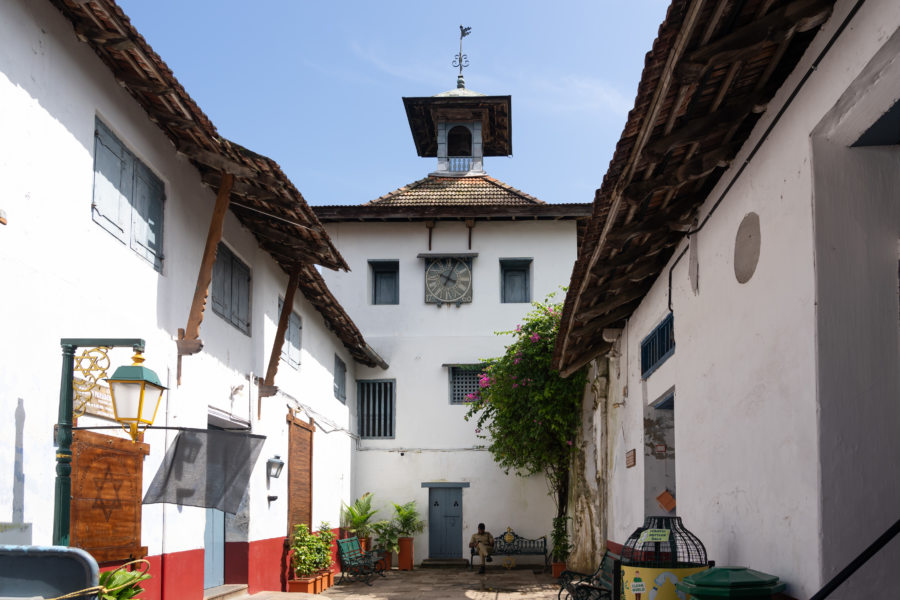 Synagogue de Cochin, quartier juif, Kerala, Inde