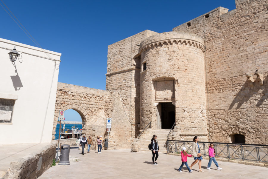 Château Carlo V de Monopoli, village des Pouilles