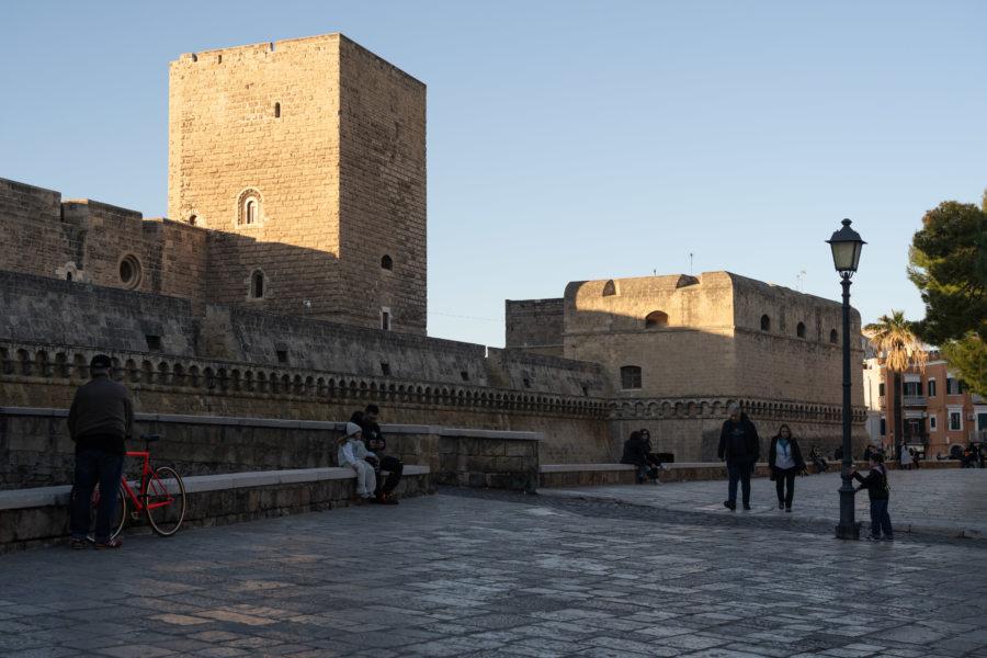 Château normand de Bari en Italie